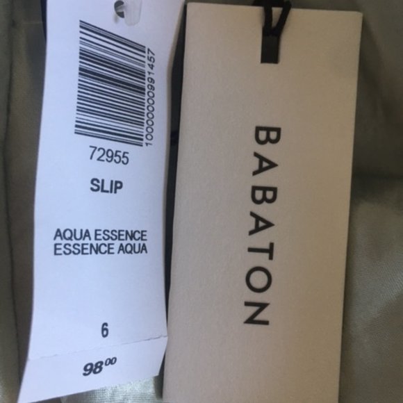 NWT Babaton Slip Skirt Satin midi skirt - Picture 4 of 4